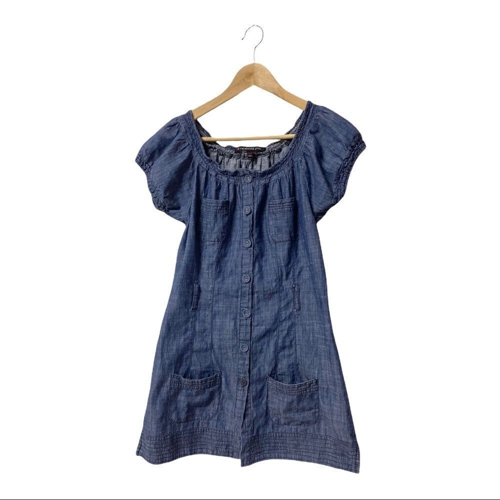 Celebrity Pink Chambray Dress